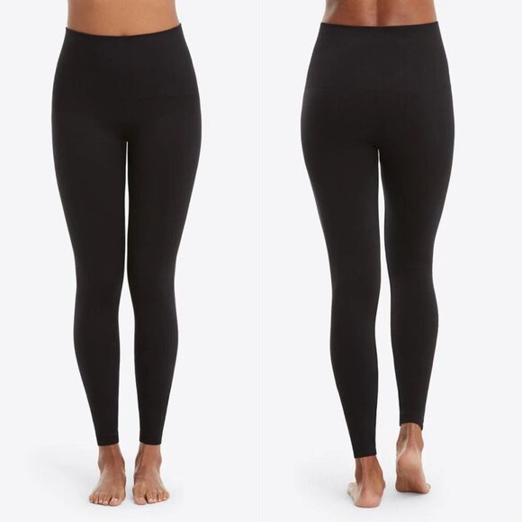 Spanx Look at Me Now Seamless Black Leggings - 35658 - Picture 1 of 10